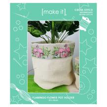 Flamingo Flower Pot Holder 25x25cm