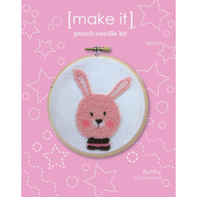 Punch Needle Kit 10cm - Bunny