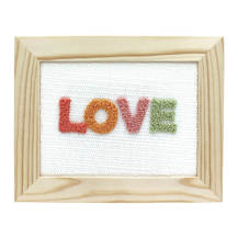 Punch Needle Photo Frame Kit 25.5 x 20.5cm - Love