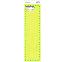 Birch - Quilt Ruler Fluoro Non Slip Imperial  6.5 x 24in