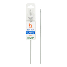 Pony Classic - Crochet Hook Grey 15cm - 3.25mm