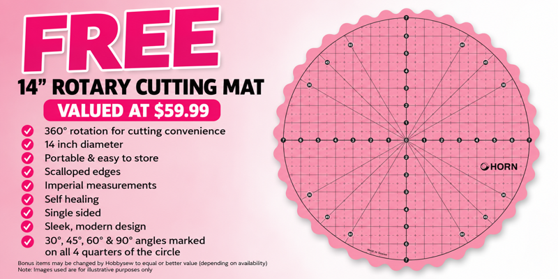 Bonus 14inch Rotary Cutting Mat
