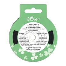 Clover - Quick Bias 6mm x 10m - Black