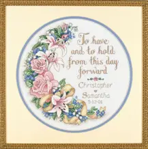 Dimensions Needlecraft - To have and to hold Wedding Record