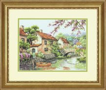 Dimensions Needlecraft - Village Canal