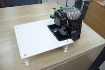 Janome HD4BE Acrylic Extension Table (37cm x 36cm) - WHITE