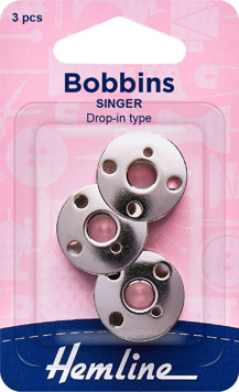 Hemline - Bobbin Metal Drop In 3pk - Singer