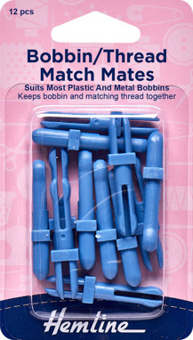 Hemline - Bobbin Match Mates Plastic 12pcs