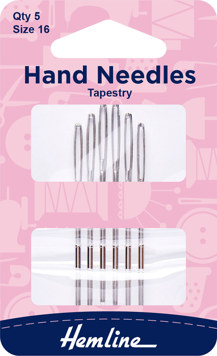 Hemline - Hand Needle Tapestry 6pk - size 16