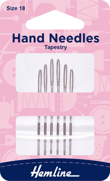 Hemline - Hand Needle Tapestry 6pk - size 18