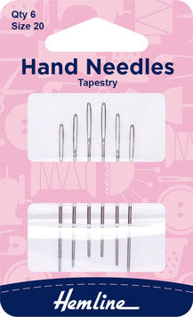 Hemline - Hand Needle Tapestry 6pk - size 20