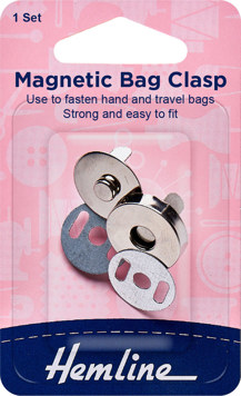 Hemline - Magnetic Bag Clip 18mm 1 set