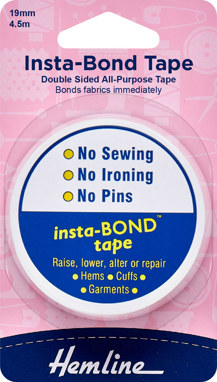 HEMLINE HANGSELL - Tape Insta-Bond - 19mm x 4.5m