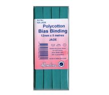 Polycotton Bias Binding - Jade 12mm X 5m