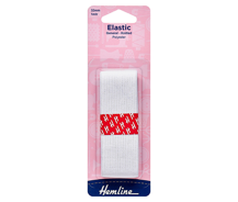 Elastic - General Purpose Knitted - 32mm x 1m White