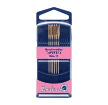 Hemline - Hand Needle Gold Eye Tapestry 6pk - size 18 