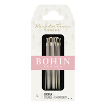 BOHIN - Hand Needle Embroidery Qty 15 - Size 3 