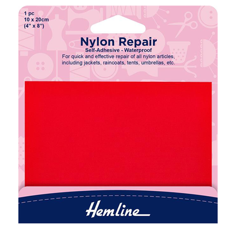 Self Adhesive Nylon Repair Patch, Royal Blue by Hemline in Iron-On