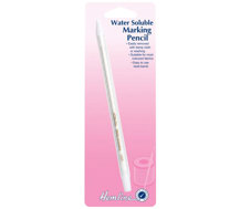 Hemline - Water Soluable Marking Pencil Twist Barrel - White