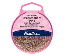 Hemline - Pins Dressmakers 30mm x 0.60mm 360pcs (approx) - Nickle