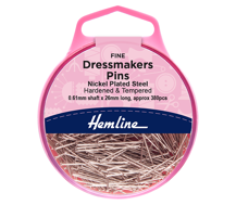 Hemline - Pins Dressmakers Fine Hardened & Tempered 0.61 x 26mm 380pcs (approx)