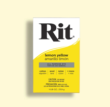 RIT - Fabric Dye All Purpose Powder (31.9g) - Lemon Yellow