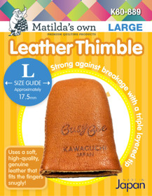 Matilda s Own Leather Thimble - Large