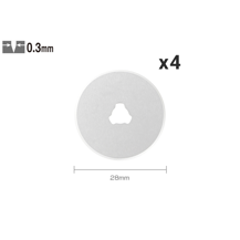 Olfa Blade Replacement - 28mm - 4 Blade Pack 