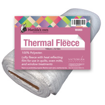 Matilda's Own - Batting Thermal Fleece Polyester 100% with Reflective Scrim - 157cm wide