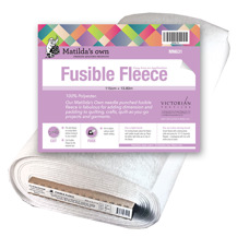 Matilda's Own Batting Fusible Fleece 100% Polyester - 115cm wide