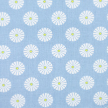 Fabric Gutermann X Birch Summer Loft Daisy 110cm X 10Mt 100% Co Dusty Blue-75