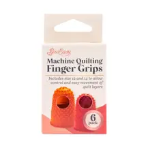 Sew Easy - Machine Quilting Finger Grips Sizes 12/14 6pcs