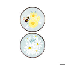 Sew Easy - Fabric Weights 5cm 2pk - Bee & Flowers