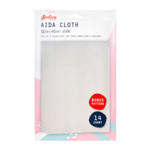 Sew Easy - AIDA Cloth 14 count 36cm x 45cm - Ecru