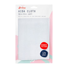 Sew Easy - AIDA Cloth 14 count 36cm x 45cm - White