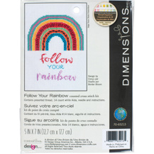 Dimensions Needlecraft - FOLLOW YOUR RAINBOW           