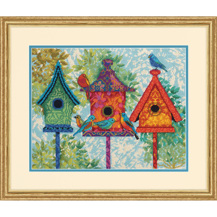 Dimensions Needlecraft - Colorful Birdhouses           