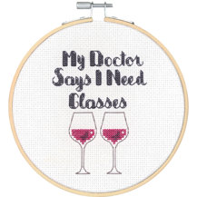Dimensions Needlecraft - I NEED GLASSES HOOP           