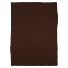 Felt Square Polyester 30 x 22cm - Cocoa Brown