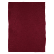 Felt Square Polyester 30 x 22cm - Ruby