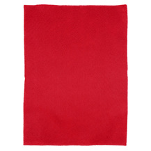 Felt Square Polyester 30 x 22cm - Red