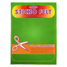 Felt Sticko Polyester 30 x 23cm - Apple Green