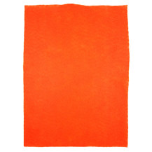 Felt Square Polyester 30 x 22cm - Pumpkin