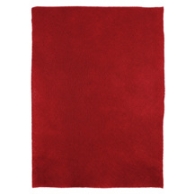 Felt Square Polyester 30 x 22cm - Cardinal Red