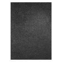 Foam Glitter Sheet A3/1.5mm - Black