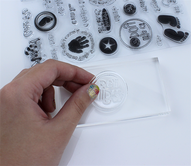 Papercraft Stamps Clear Cling Expressions Baby by Papercraft in Projects