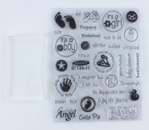 Papercraft - Stamps Clear Cling Expressions - Baby