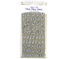 Papercraft Stamps Clear Cling 180 X 90mm - Alphabet Script