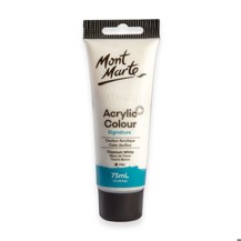 Mont Marte - Acrylic Colour Paint 75ml - Titanium White