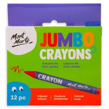 Mont Marte - Jumbo Crayons 12pce